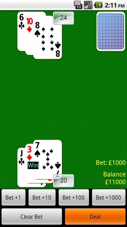 Blackjack Challenge Free screenshot