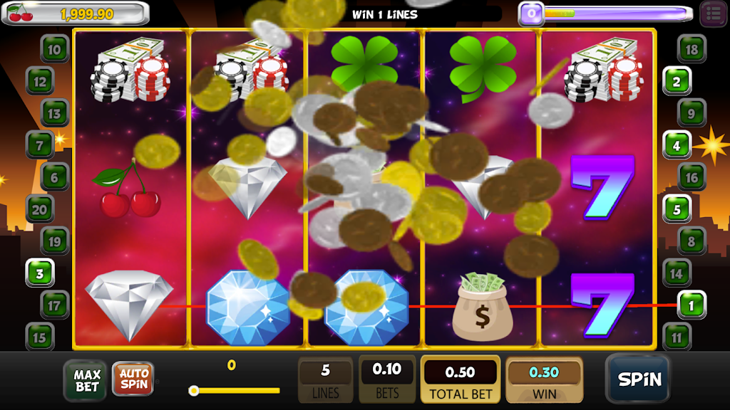Classic Wild Vegas Slot Machine 777 screenshot