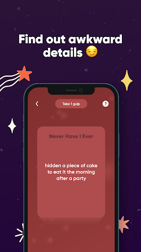 Never have I Ever: group games screenshot