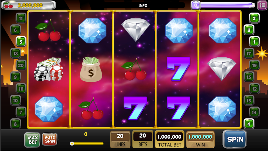 Classic Wild Vegas Slot Machine 777 screenshot