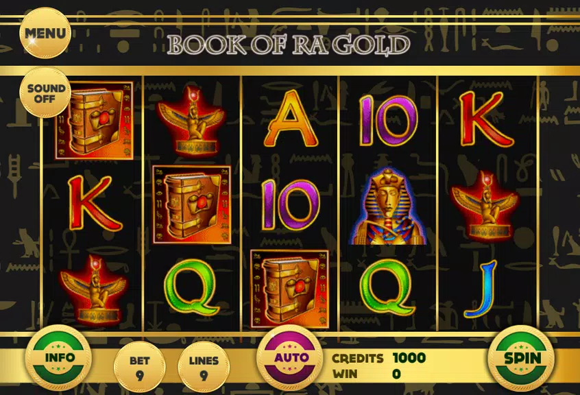 Book of RA Gold Slot screenshot