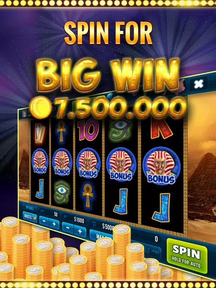 Pharaoh Slots Casino Game screenshot
