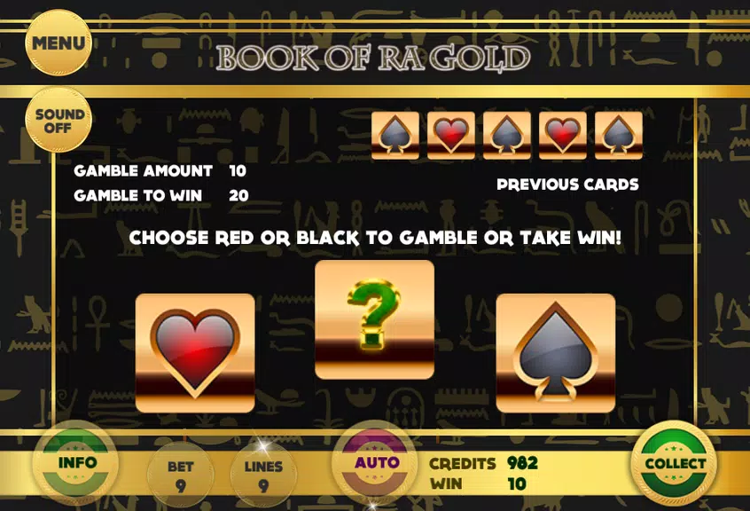 Book of RA Gold Slot screenshot