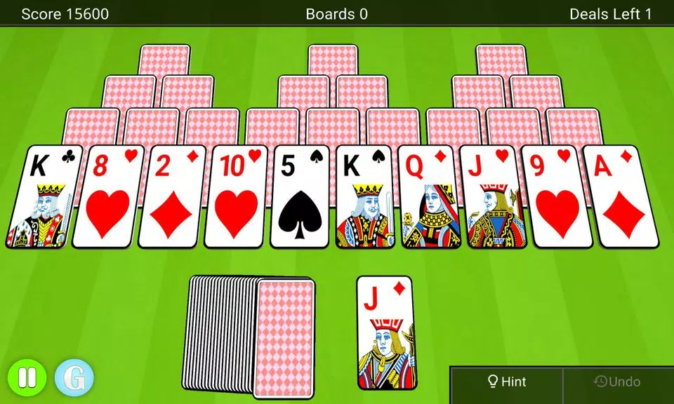TriPeaks Solitaire 3D screenshot