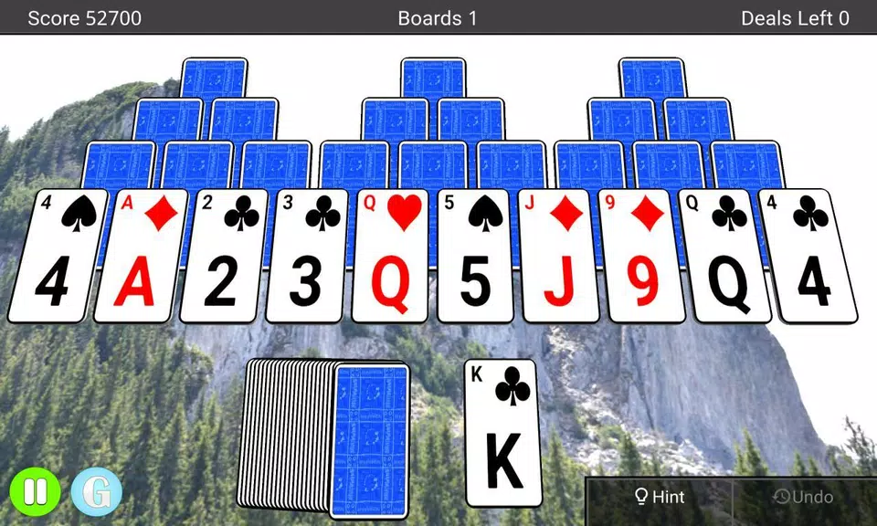 TriPeaks Solitaire 3D screenshot