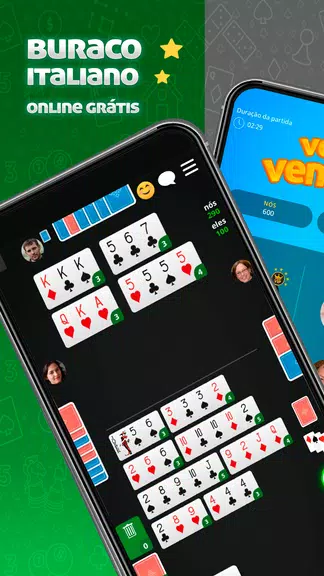 Burraco Italiano Online: Carte screenshot