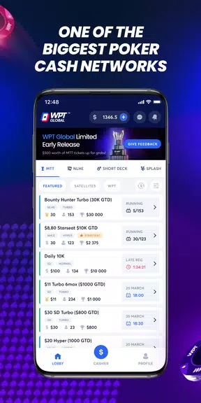 WPT Global Real Online Poker screenshot