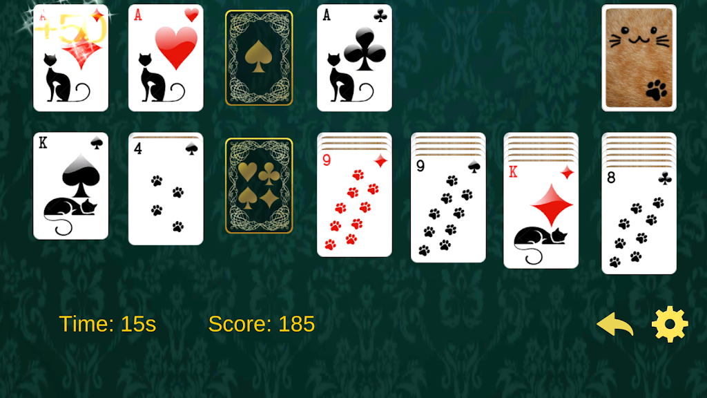 Solitaire Euchre card retro screenshot