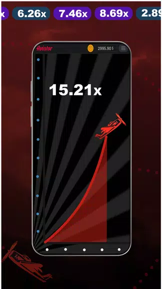 Aviator crush game social screenshot