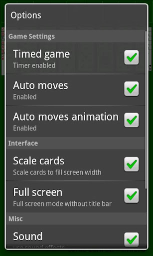 Classic FreeCell HD screenshot