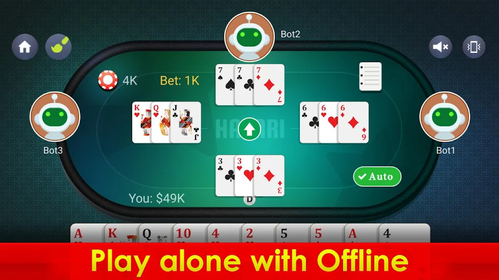 Hazari - 1000 Points Card Game screenshot
