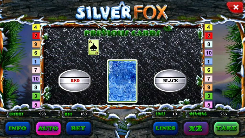 Silver Fox slot screenshot