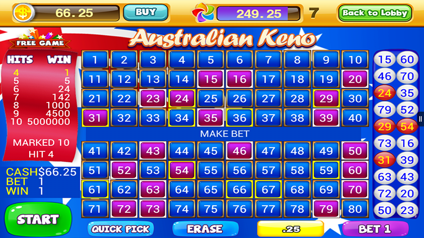 World Casino - Free Keno Games screenshot