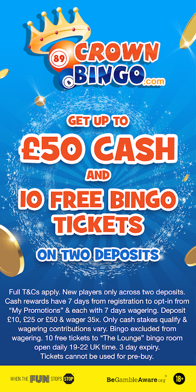 Crown Bingo: Bingo Jackpots & Online Slots screenshot