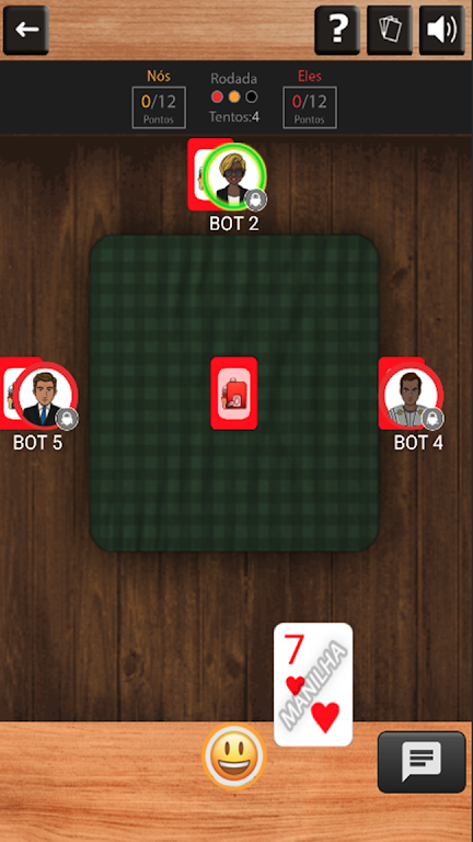 Truco Mineiro Online screenshot