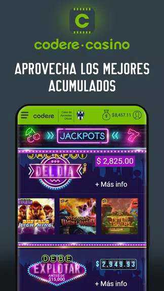 Codere: Casino en Vivo & Slots screenshot