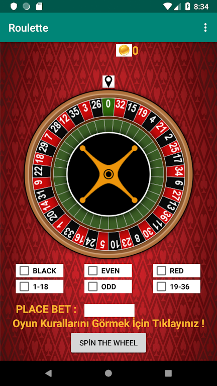 Pocket Roulette screenshot