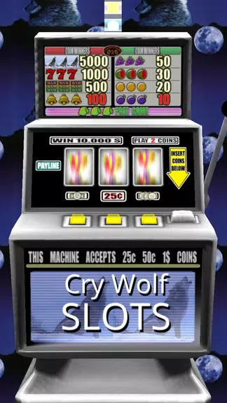 3D Cry Wolf Slots screenshot
