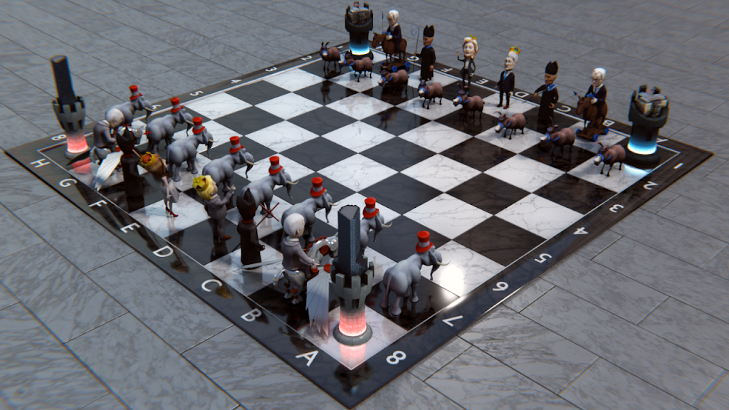 Political Chess 3D screenshot