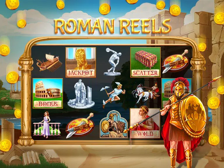 Rome Slots Casino Machine screenshot