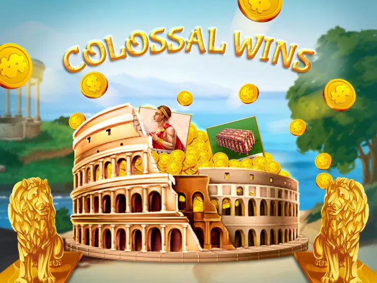 Rome Slots Casino Machine screenshot