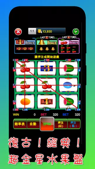 Pachin Sloan, slot machine screenshot