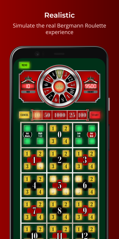 Bergmann Roulette screenshot