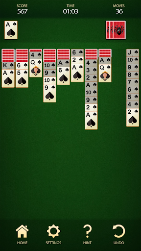 Spider Solitaire - Free Card Game screenshot