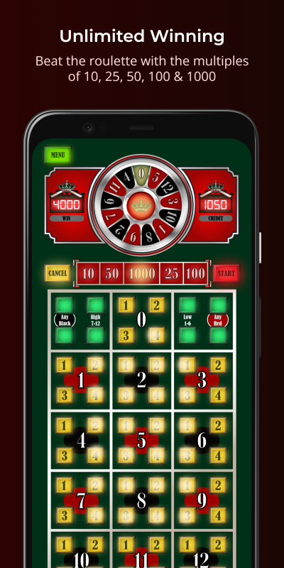 Bergmann Roulette screenshot