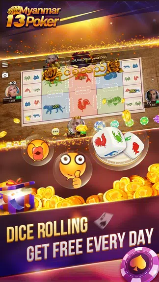 Myanmar 13 Poker Android screenshot