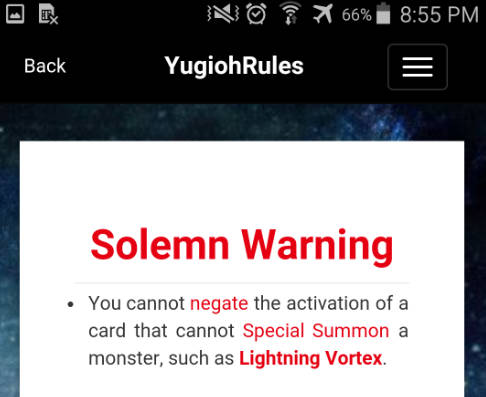 Yugirules [Card Rulings] screenshot