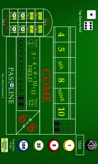 Craps screenshot