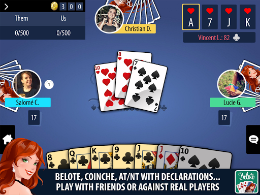 Belote Multiplayer screenshot