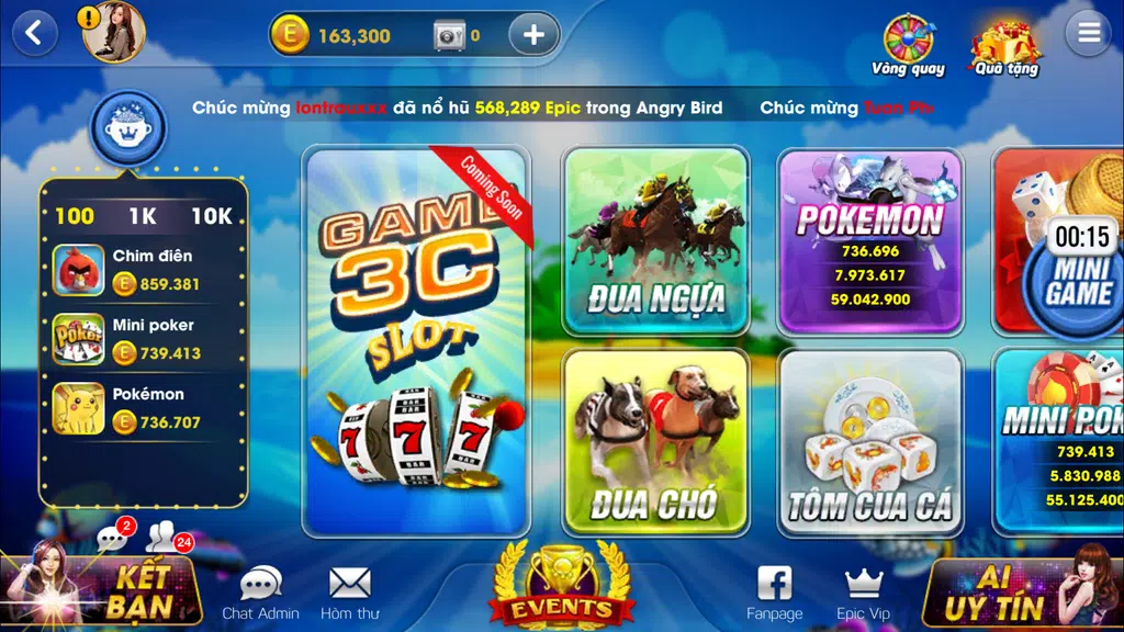 Game 3C Epic Jackpot: Bau Cua Tai Xiu screenshot