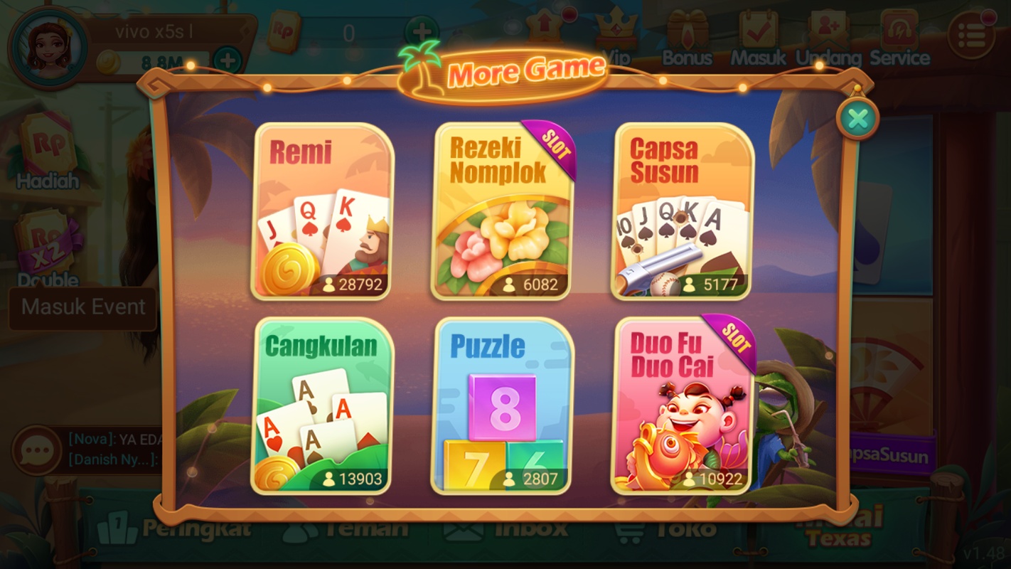 Higgs Domino screenshot