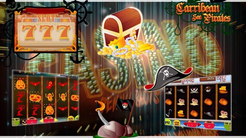 Carribean Slots Pirates Casino screenshot