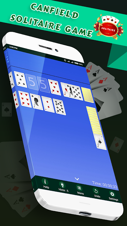 Canfield Solitaire  -  Free Classic Card Game screenshot