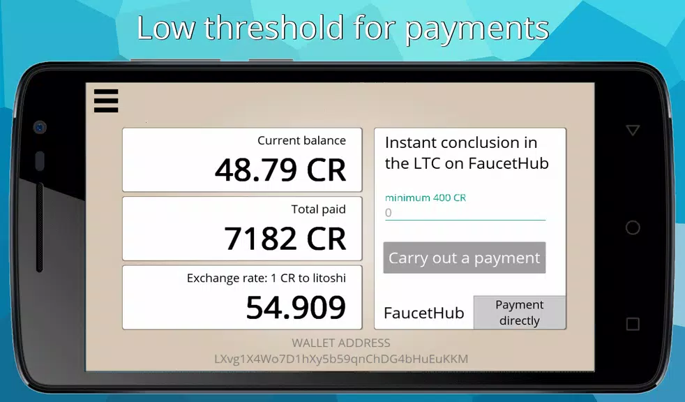 CryptoRiches Faucet screenshot