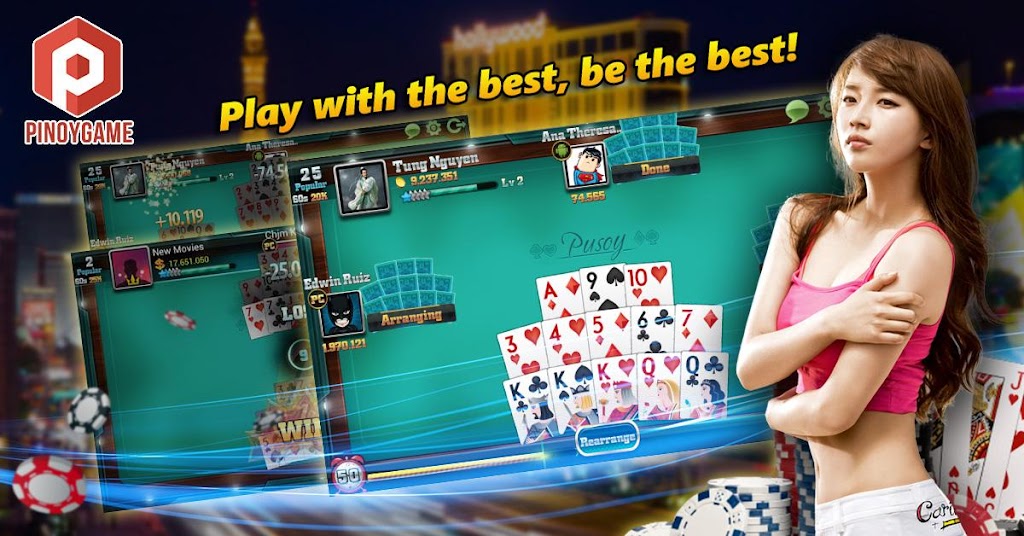 pusoy game, pinoy pusoy game screenshot