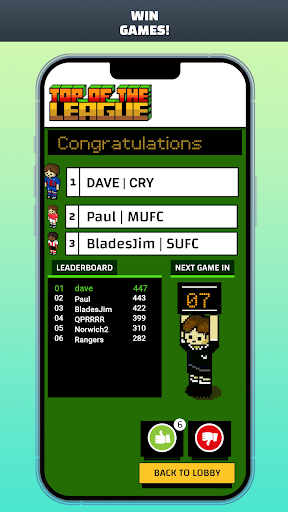 TOTL Football Quiz screenshot