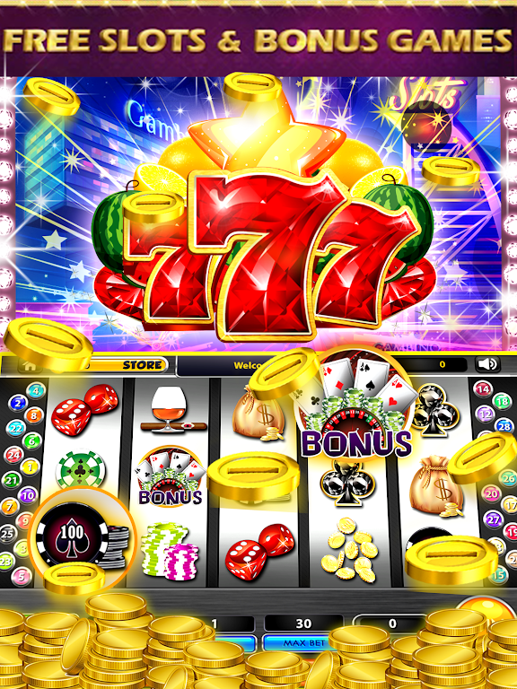 Raging 777 Vegas Party Slots screenshot