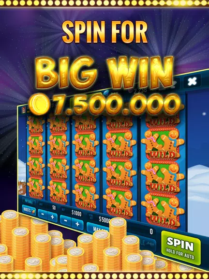 Xmas Slot Machine Vegas Casino screenshot