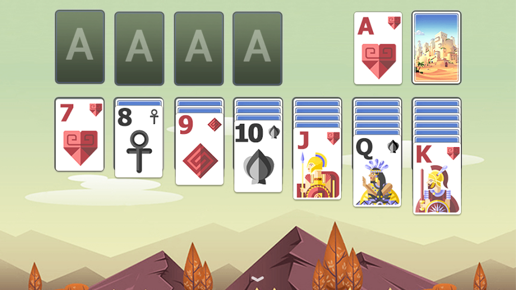 Solitaire Ancient Fable Theme screenshot