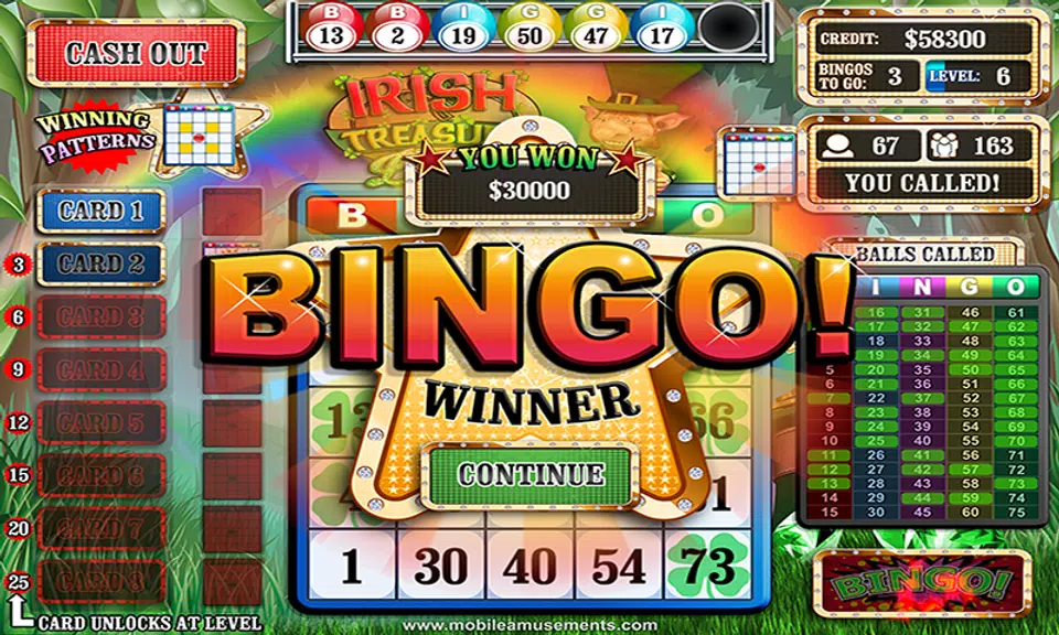 Irish Treasure Bingo screenshot