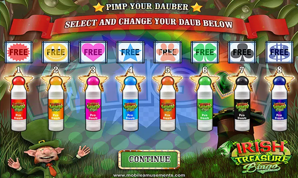 Irish Treasure Bingo screenshot