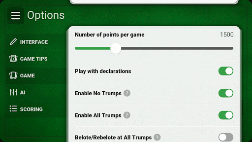 French Belote screenshot