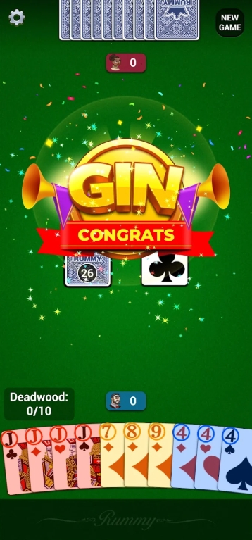Gin Rummy Classic Card Game screenshot