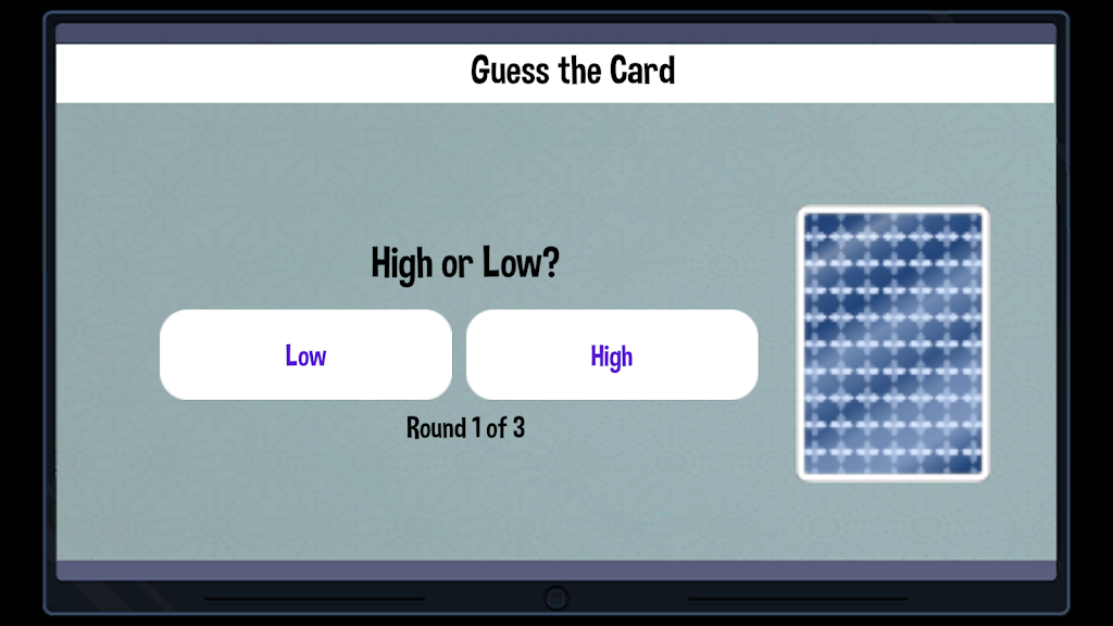 Guess the Card APK screenshot