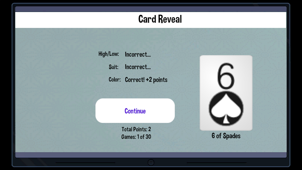 Guess the Card APK screenshot