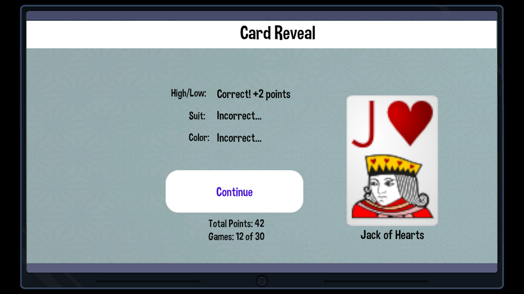 Guess the Card APK screenshot